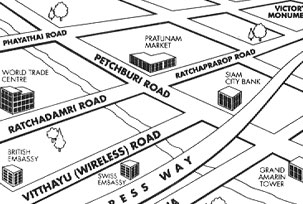 Amari Atrium Hotel Bangkok : Map