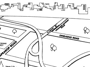 Amari Watergate Hotel : Map