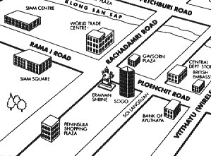 Amari Watergate Hotel : Map