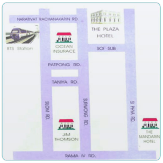 Map of The Plaza Hotel