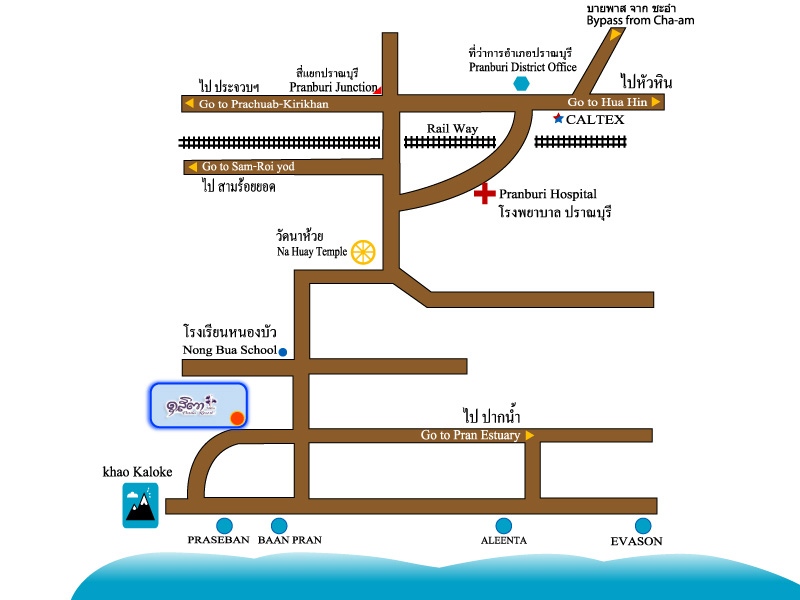 Map of Dusita Resort