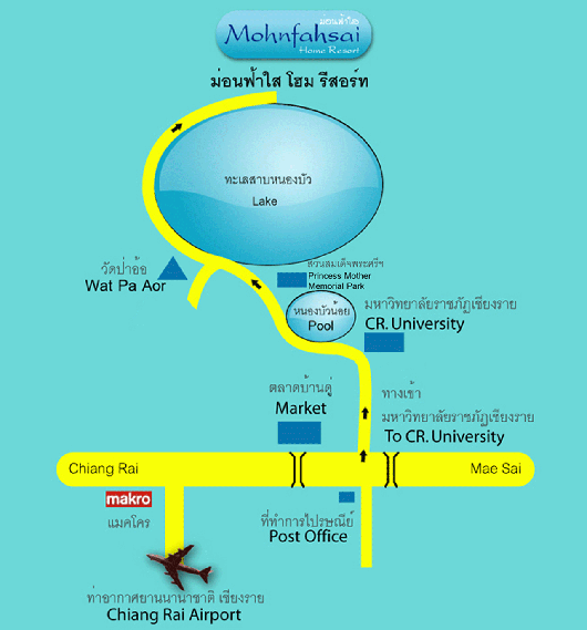 Map Mohnfahsai Home Resort