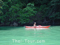 Canoeing at Ao Thalen