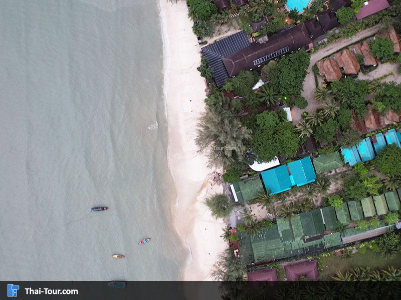 ภาพมุมสูง หาดสลัด เกาะพะงัน