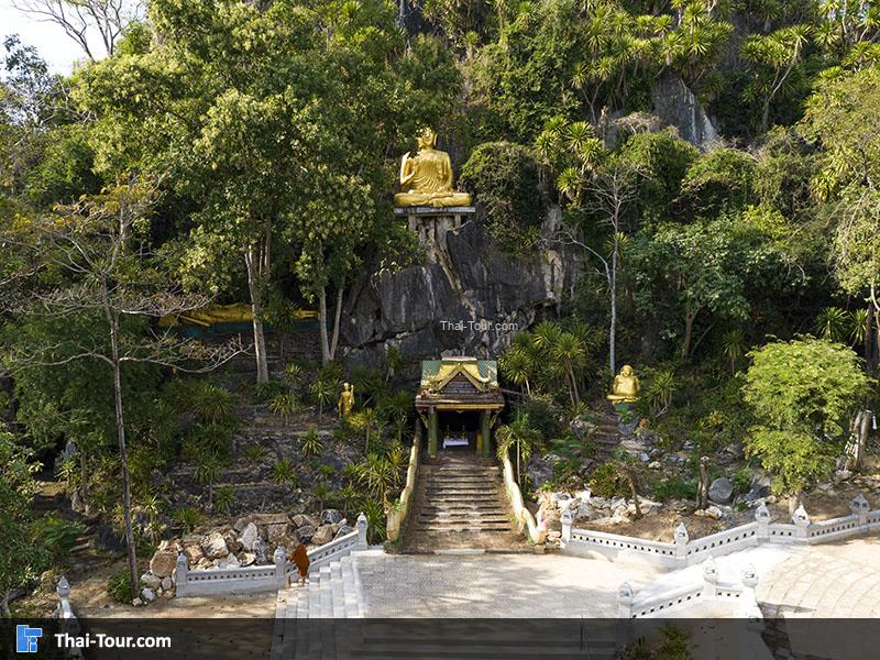 ภาพมุมสูง วัดถ้ำสุขเกษมสวรรค์