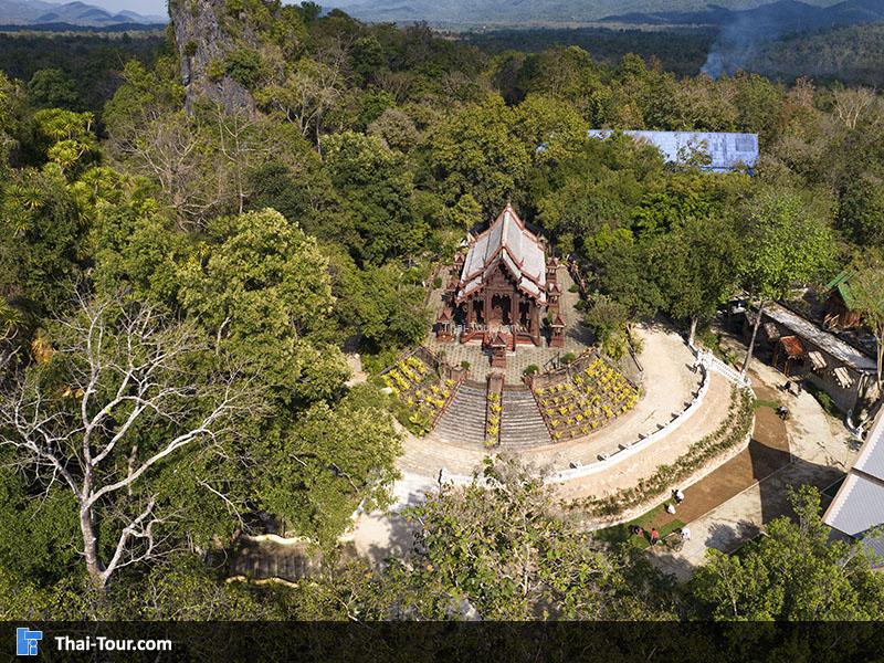 ภาพมุมสูง วัดถ้ำสุขเกษมสวรรค์