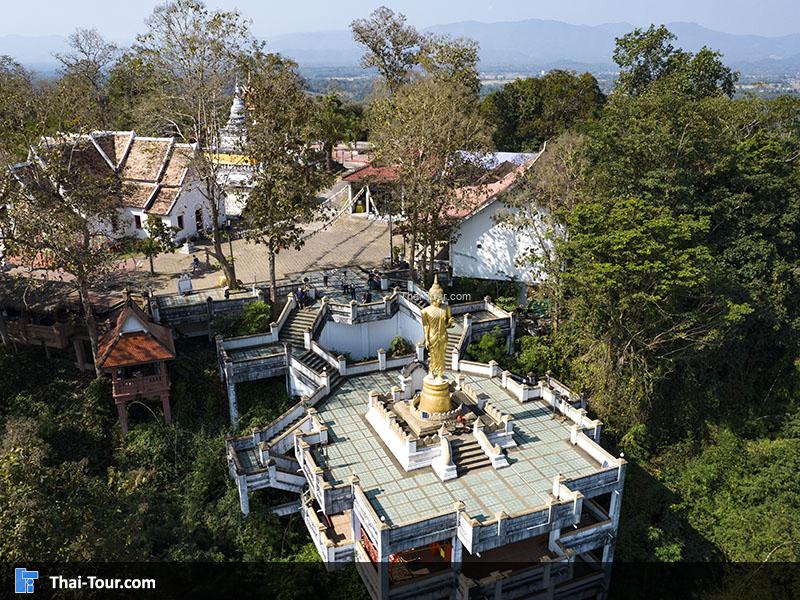 ภาพมุมสูง วัดพระธาตุเขาน้อย