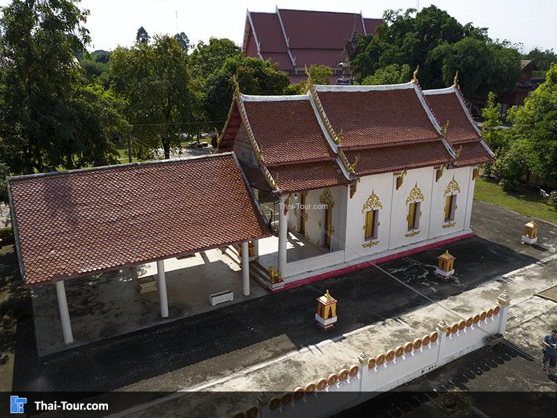 ภาพมุมสูง วัดเสนาสน์ พิษณุโลก