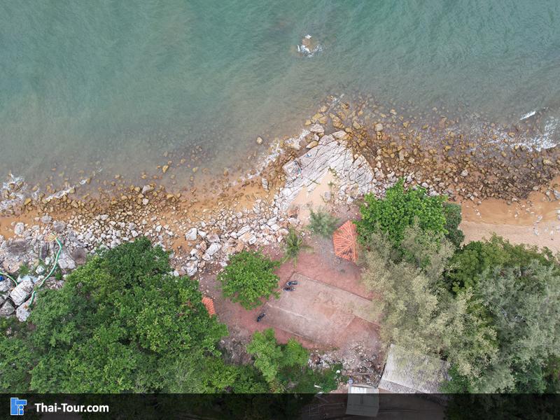 ภาพมุมสูง จุดชมวิวหาดคอเขา