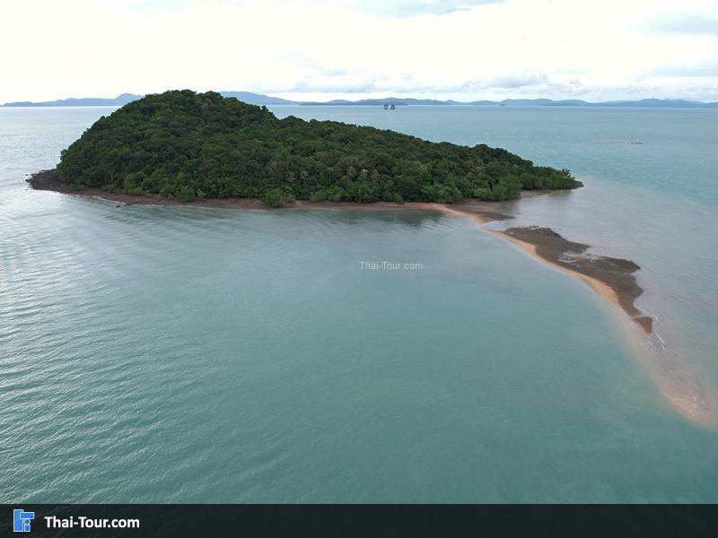 ภาพมุมสูงเกาะหนุ่ยภาพมุมสูงเกาะหนุ่ย เกาะยาว