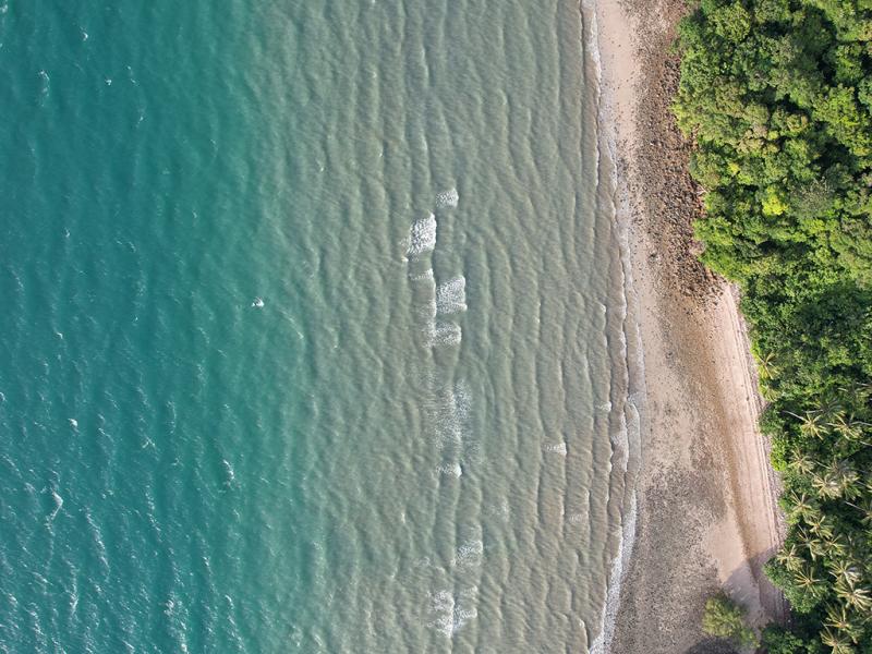 ภาพมุมสูง หาดโล๊ะปาเหรด