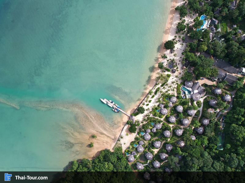 ภาพมุมสูง หาดพาราไดซ์ เกาะยาว