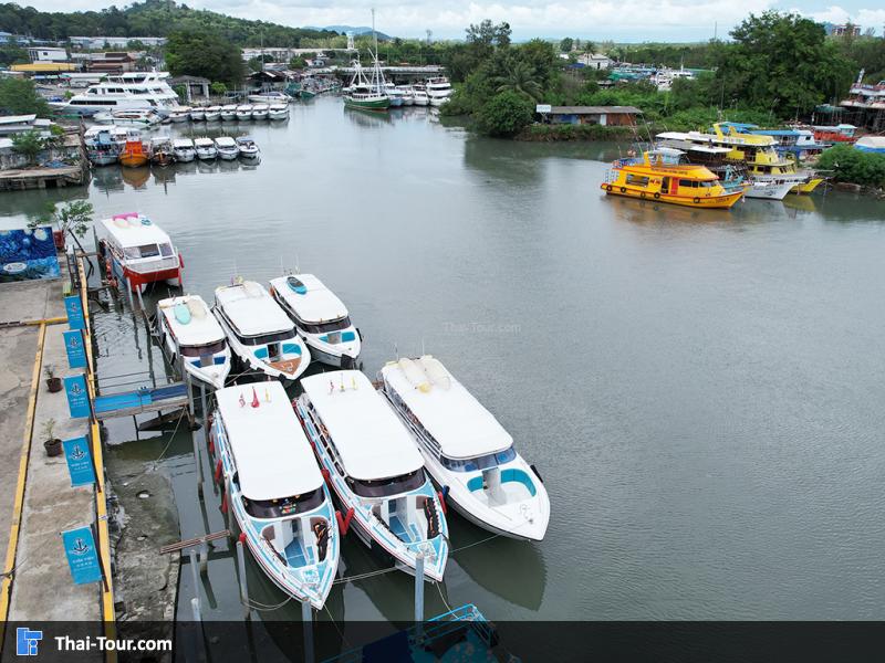 ภาพมุมสูง ท่าเรือเจียรวานิช