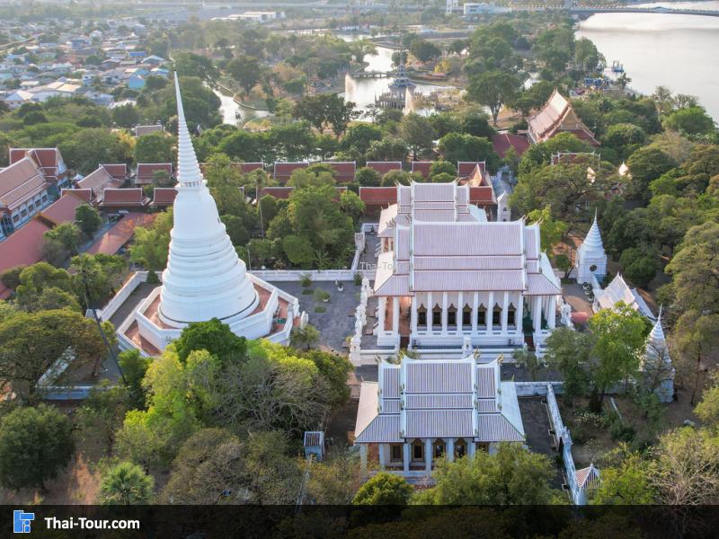 ภาพมุมสูง วัดเฉลิมพระเกียรติวรวิหาร