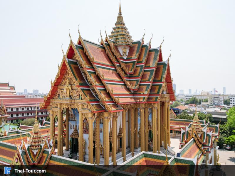 ภาพมุมสูง วัดบัวขวัญ พระอารามหลวง