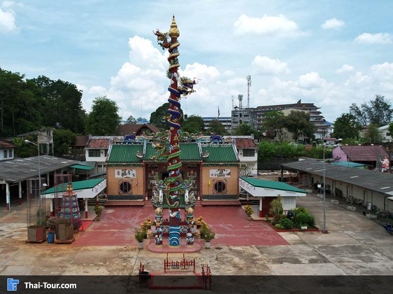 ภาพมุมสูง ศาลเจ้าพ่อหมื่นราม