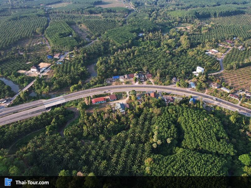 ภาพมุมสูง วัดสุวรรณคีรี ปากจั่น