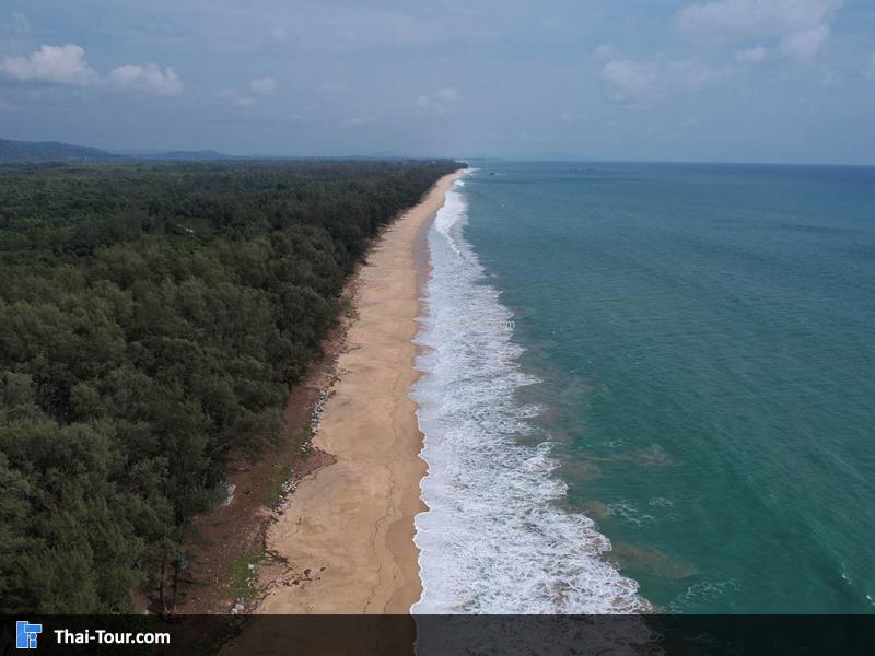 ภาพมุมสูง หาดบ่อดาน