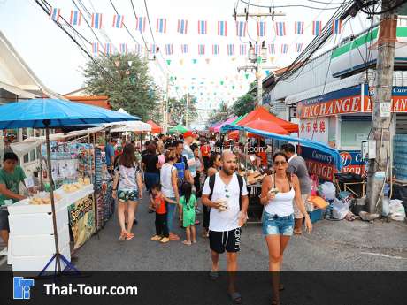 ถนนคนเดินหาดละไม เกาะสมุย สุราษฎร์ธานี