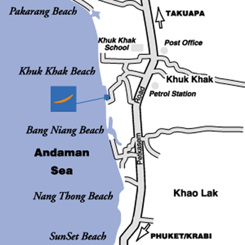 Map of Sofitel Magic Lagoon Resort & Spa Khao lak, Phang Nga