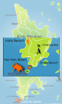 Map Of Baan Krating Phuket Resort, Phuket